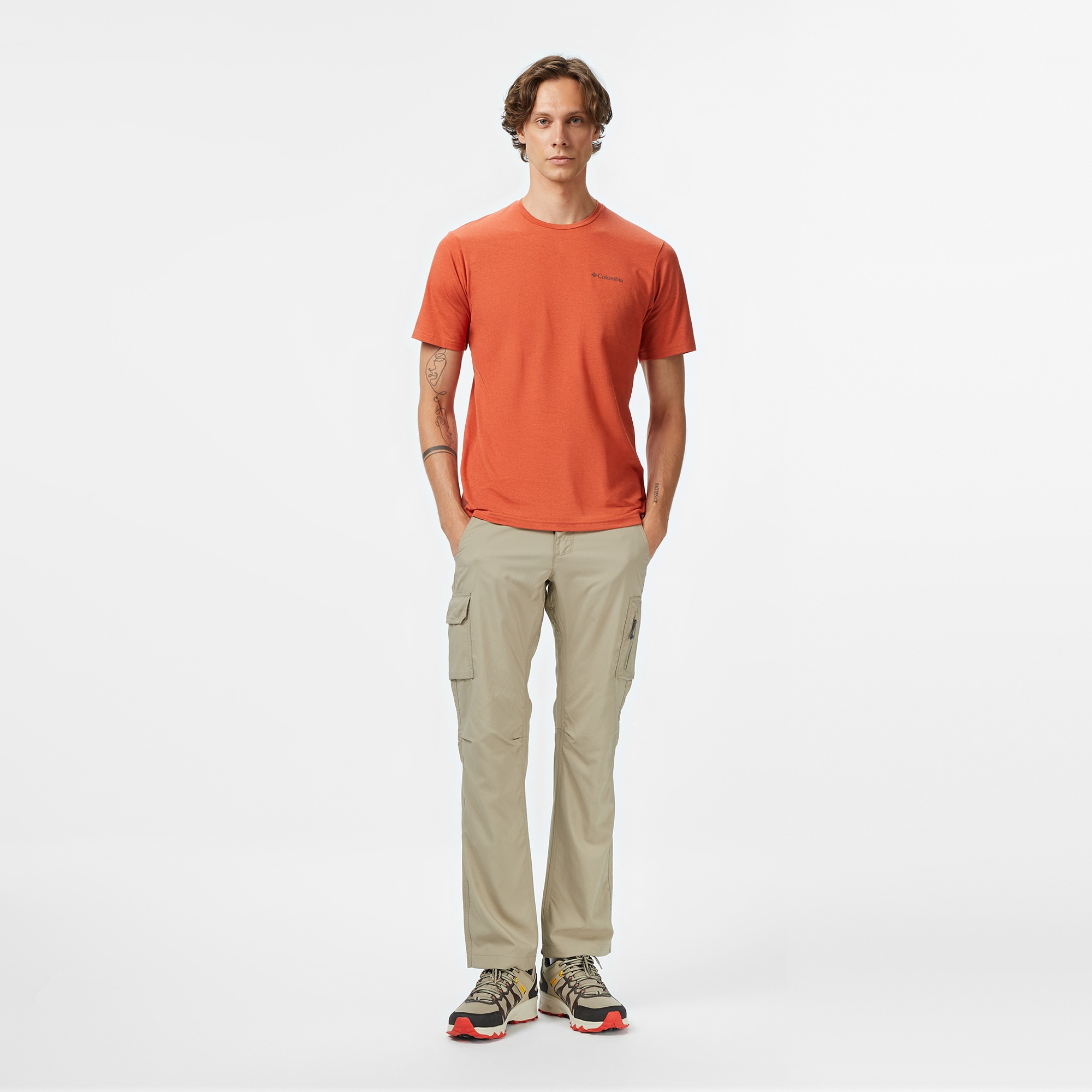 Columbia Sun Trek Erkek Turuncu T-Shirt