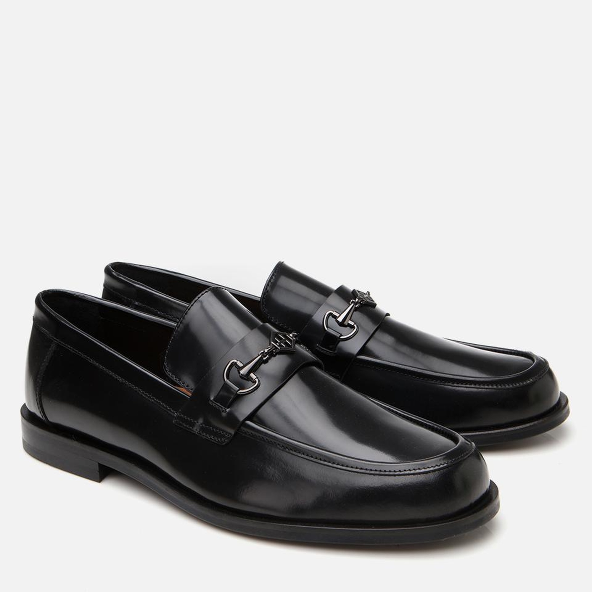 Erkek Deri Siyah Toka Detaylı Loafer