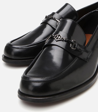  Erkek Deri Siyah Toka Detaylı Loafer