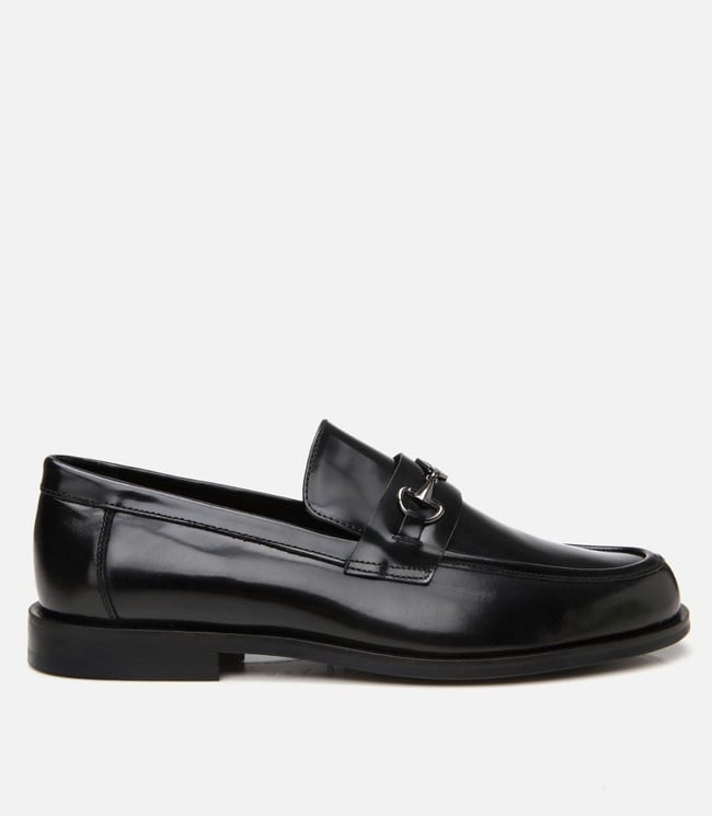  Erkek Deri Siyah Toka Detaylı Loafer