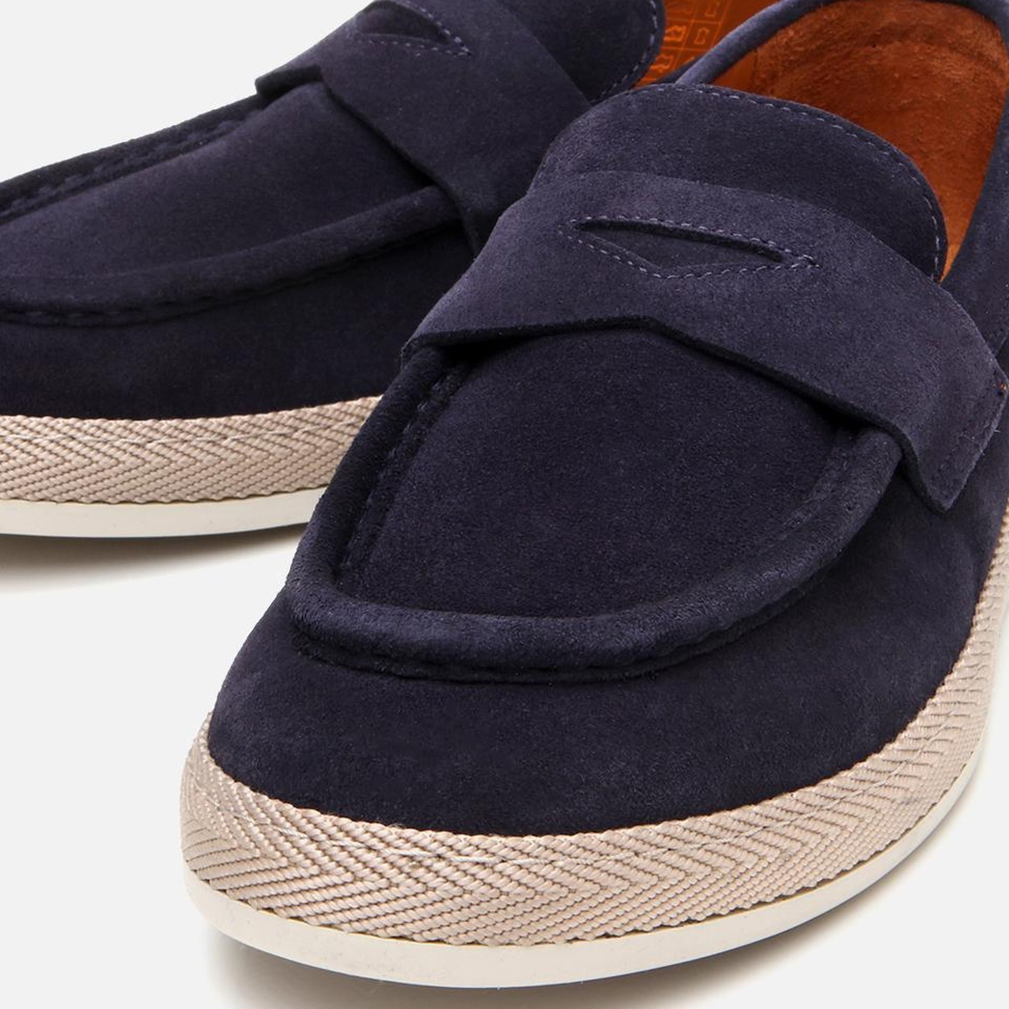 Erkek Süet Deri Lacivert Ultra Hafif Tabanlı Loafer