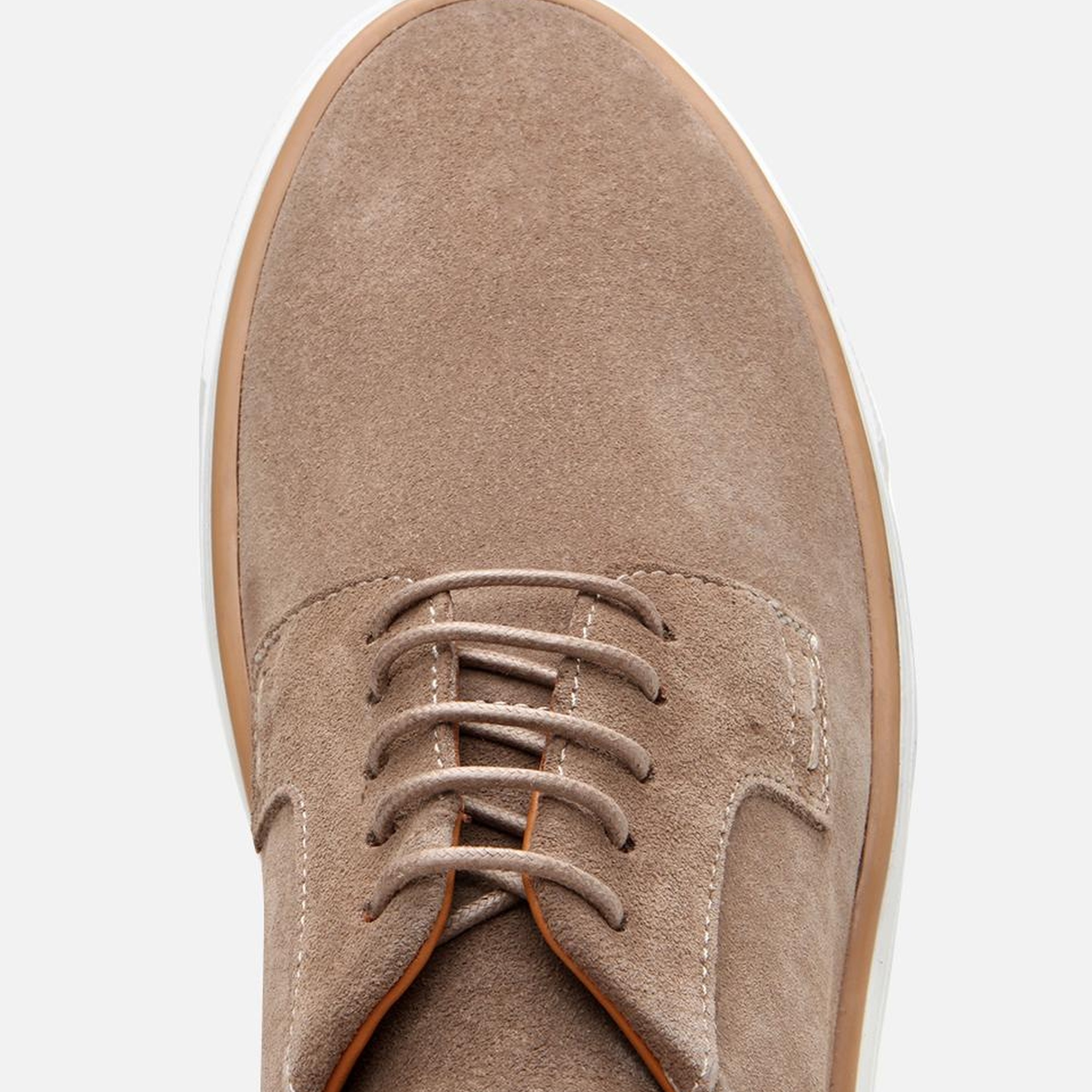 Erkek Süet Deri Bej Hafif Tabanlı Günlük Ayakkabı