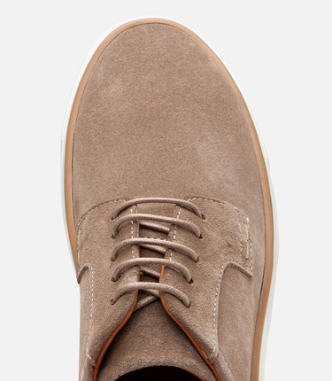  Erkek Süet Deri Bej Hafif Tabanlı Günlük Ayakkabı