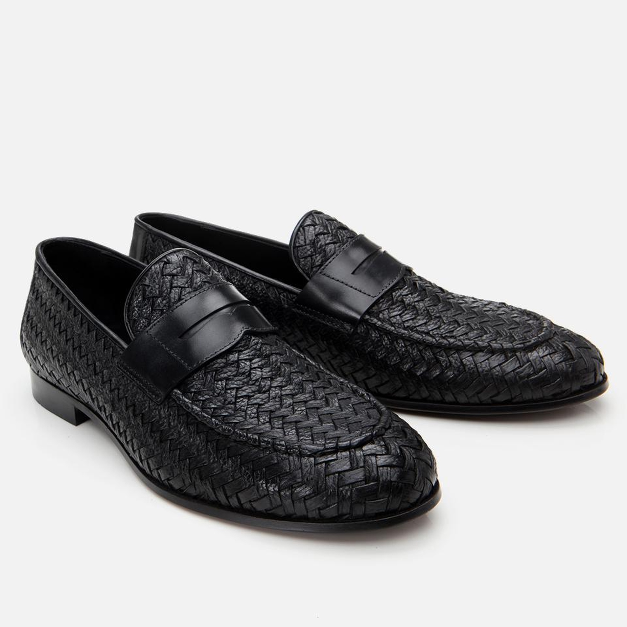 Erkek Deri Siyah Yumuşak Dokulu Klasik Loafer