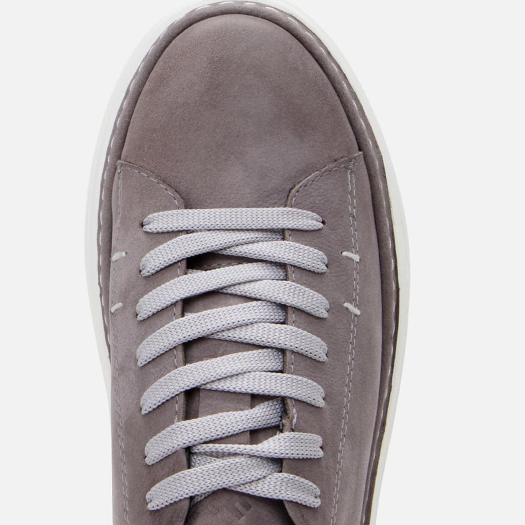 Erkek Nubuk Deri Gri Hafif Tabanlı Spor Ayakkabı