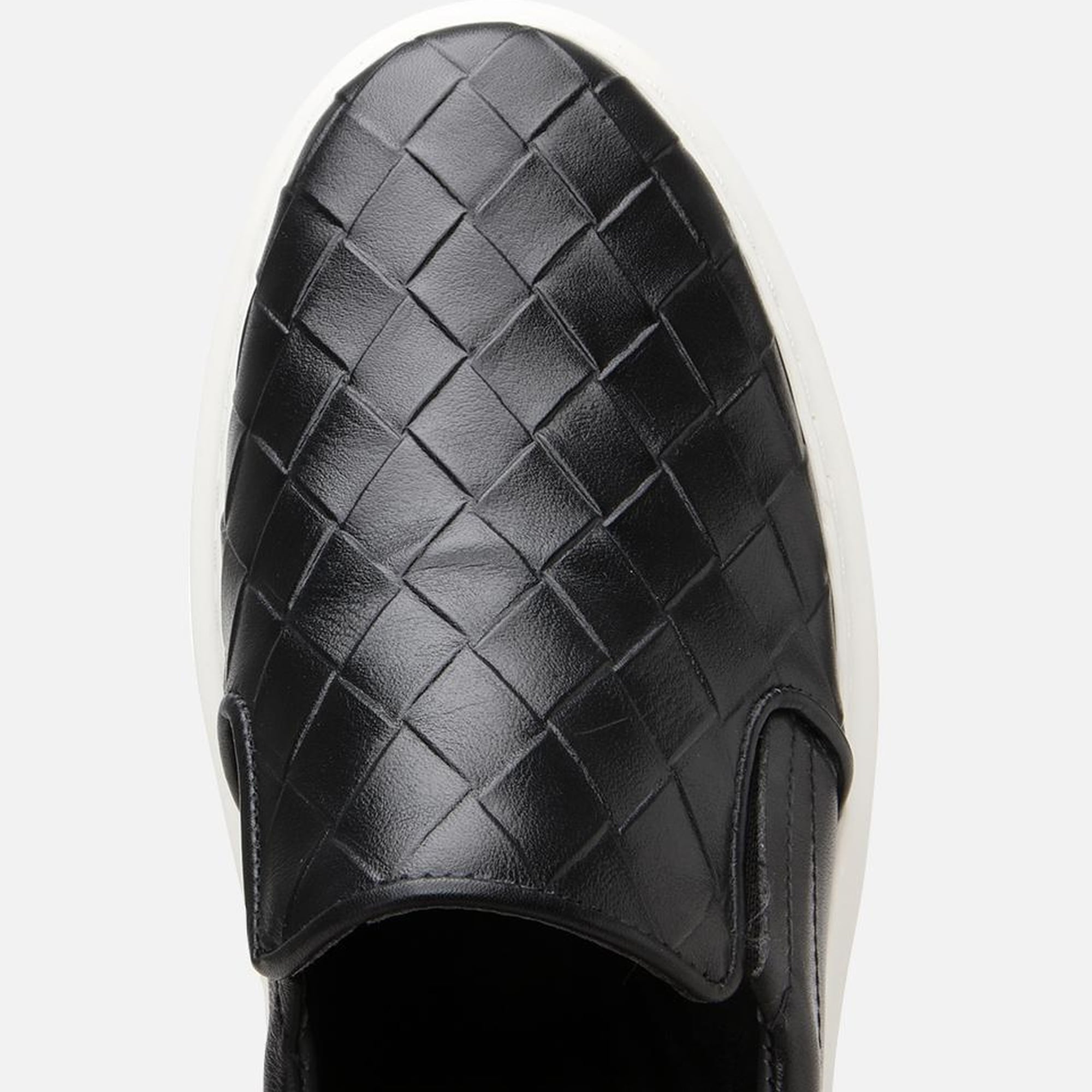 Erkek Deri Siyah Baskılı Günlük Loafer