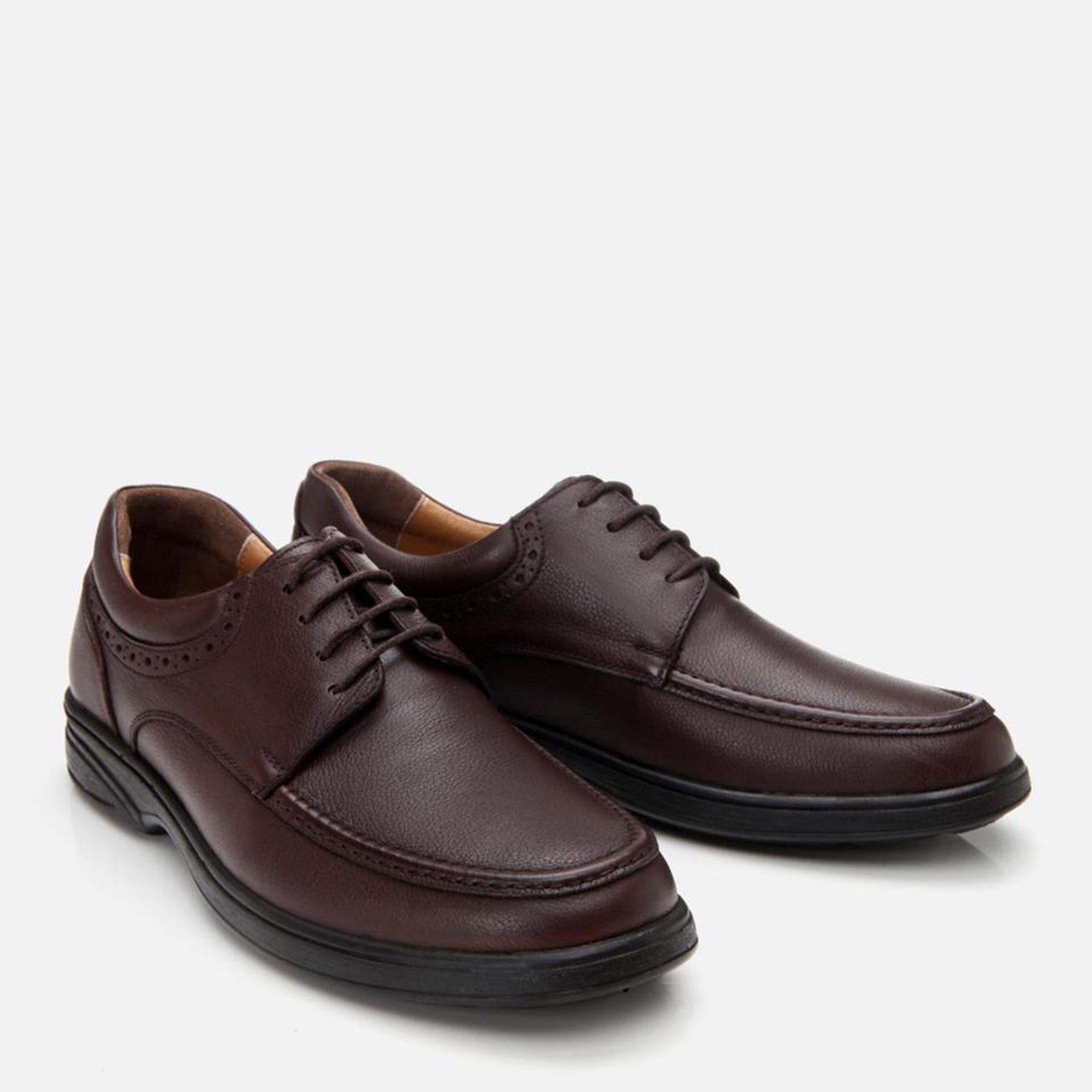 Erkek Deri Kahverengi Rahat Günlük Ayakkabı