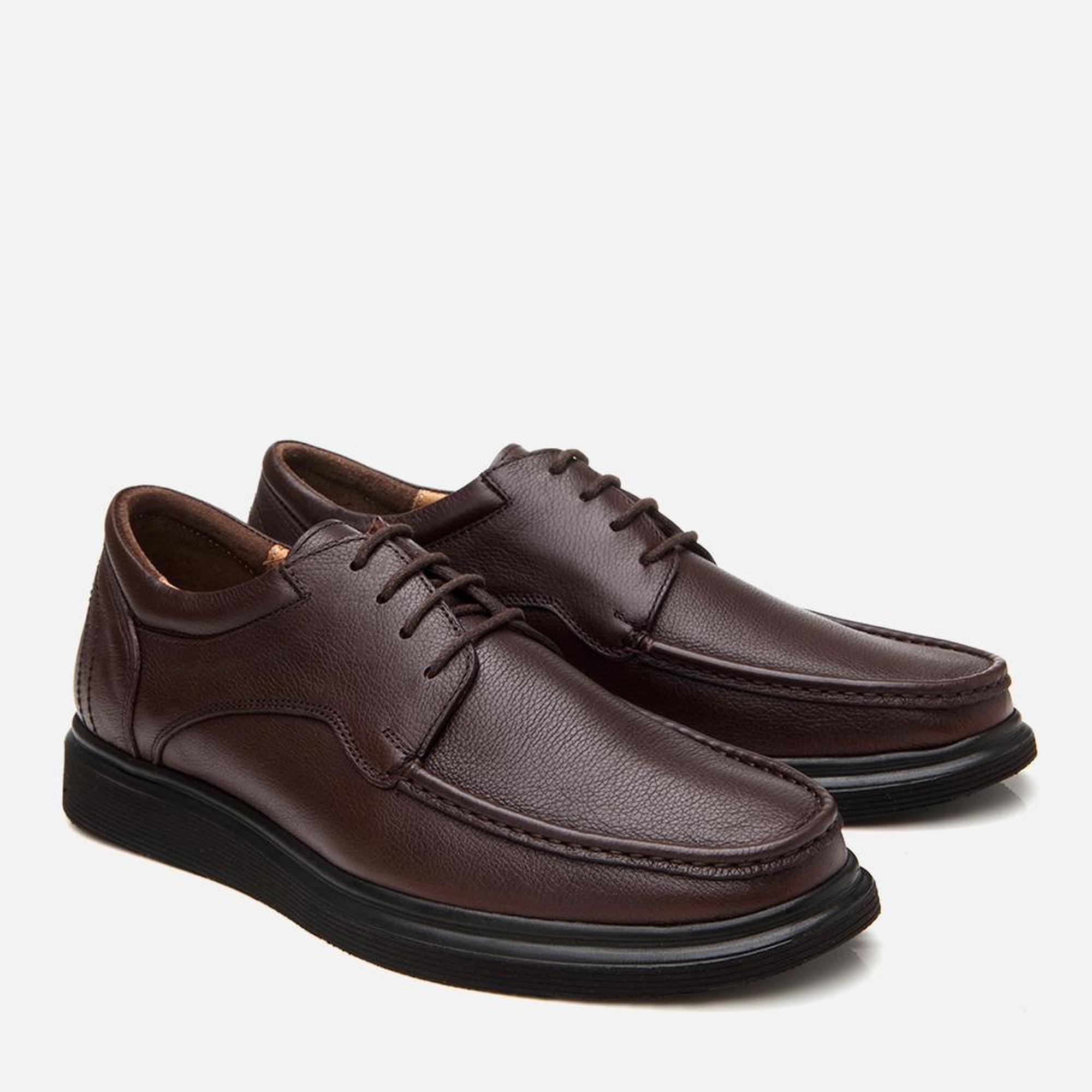 Erkek Deri Kahverengi Rahat Günlük Ayakkabı