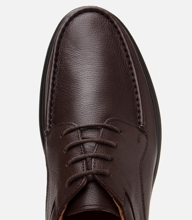  Erkek Deri Kahverengi Rahat Günlük Ayakkabı