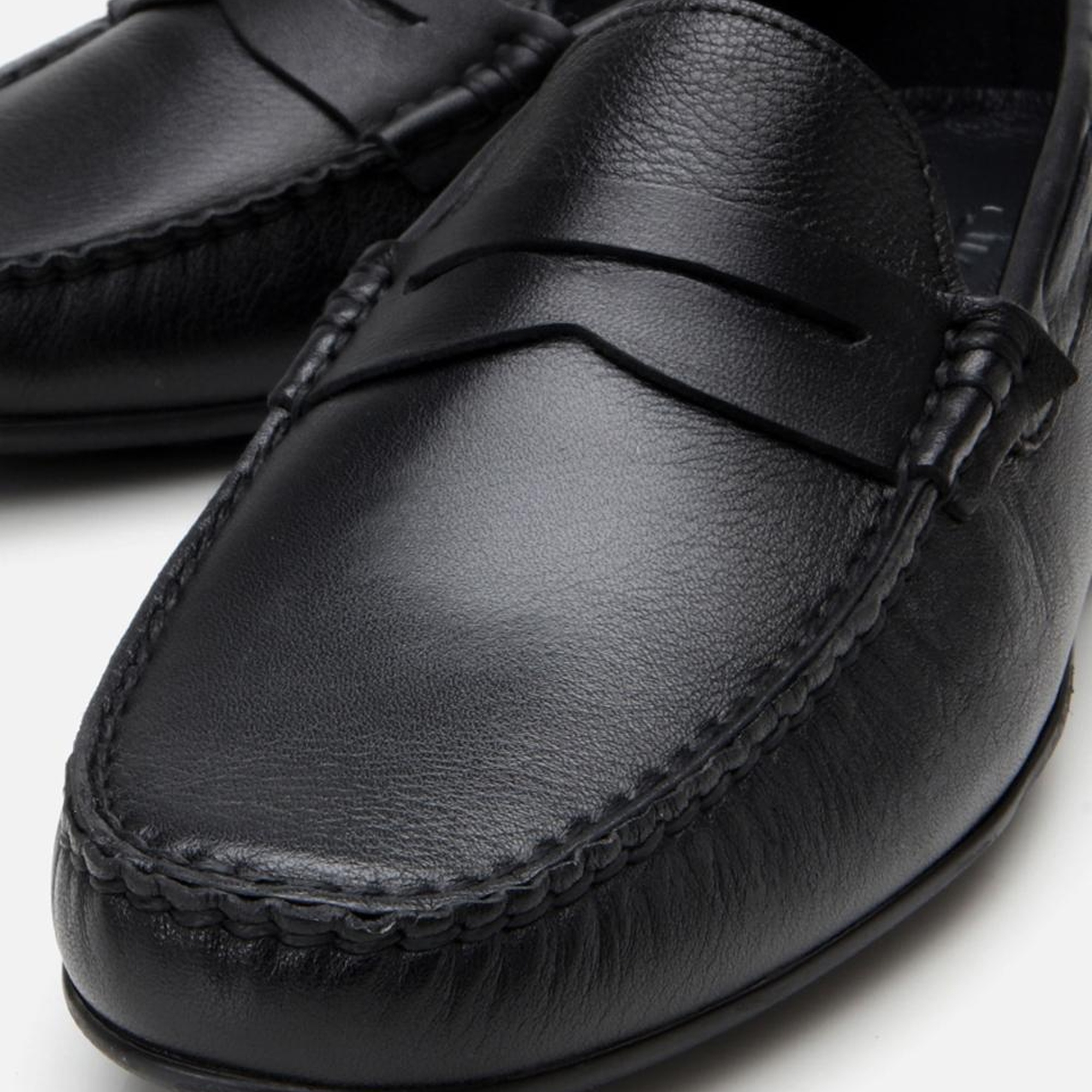 Erkek Deri Siyah Günlük Loafer