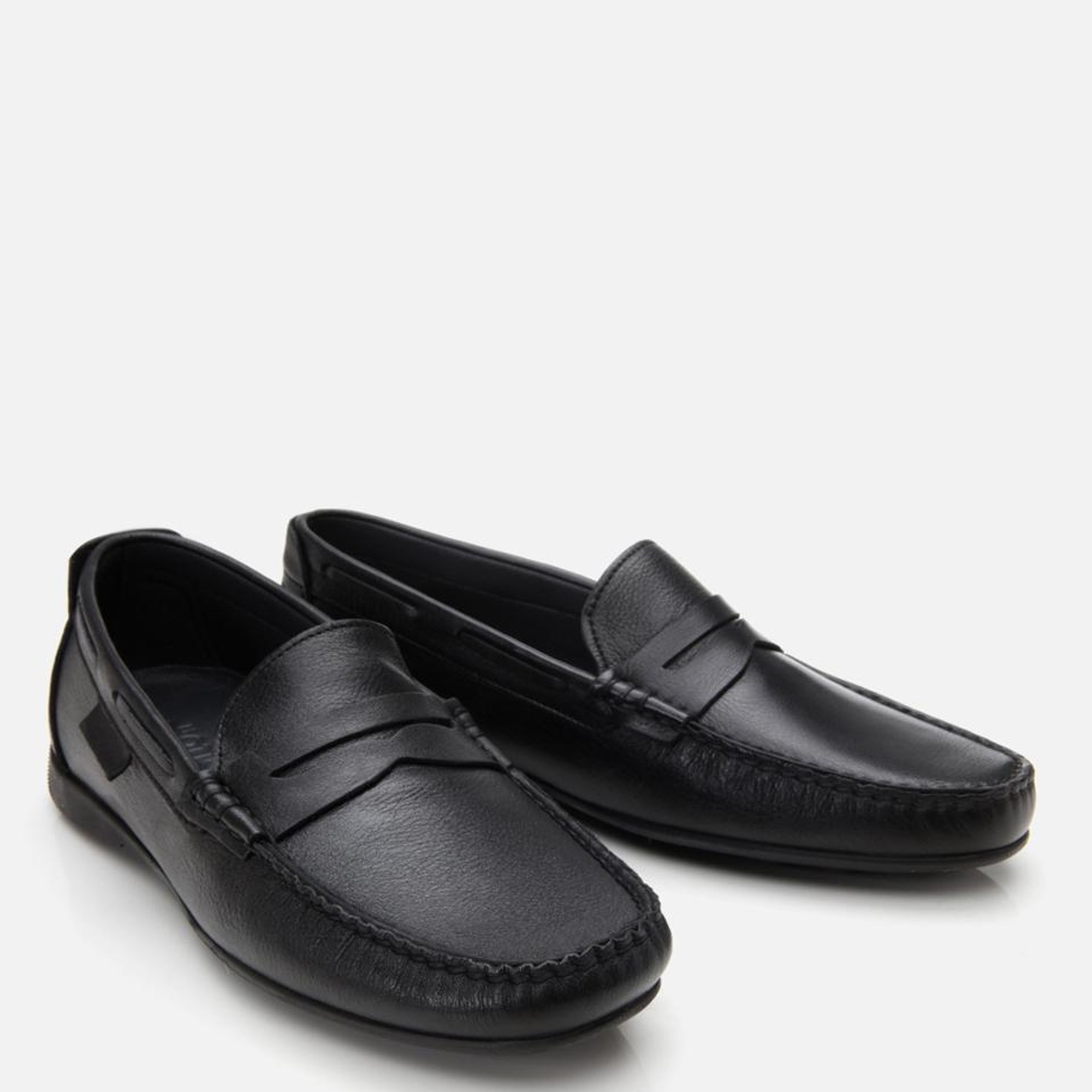 Erkek Deri Siyah Günlük Loafer