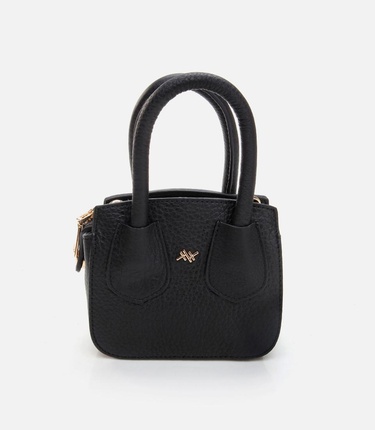  Kadın Deri Siyah Mini (Çapraz) Çanta