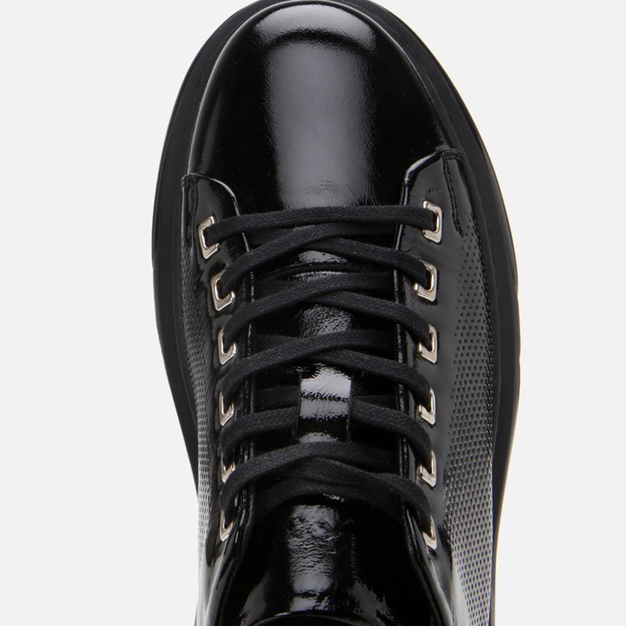 Erkek Rugan Deri Siyah Hafif Tabanlı Spor Ayakkabı