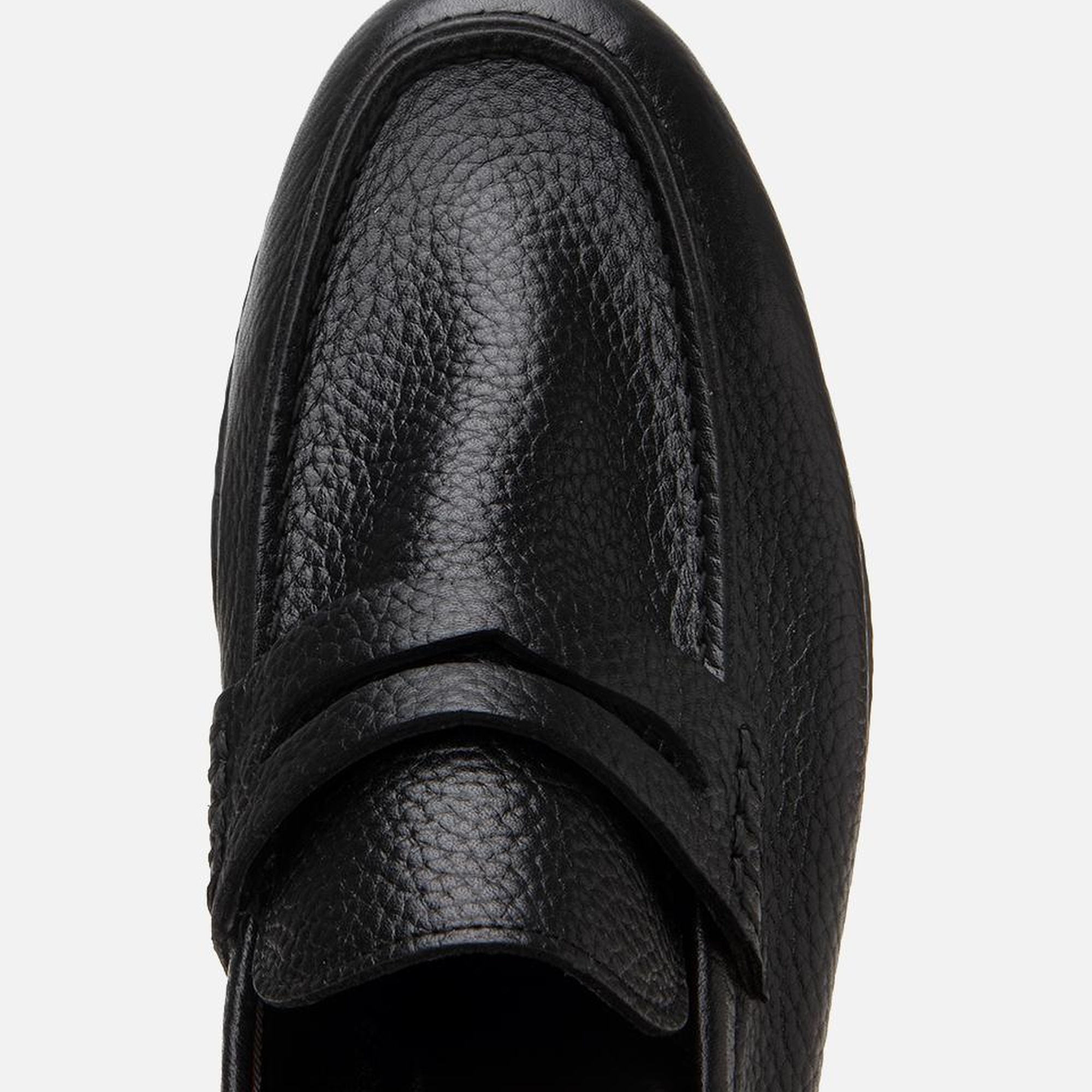 Erkek Deri Siyah Ultra Hafif Tabanlı Klasik Loafer