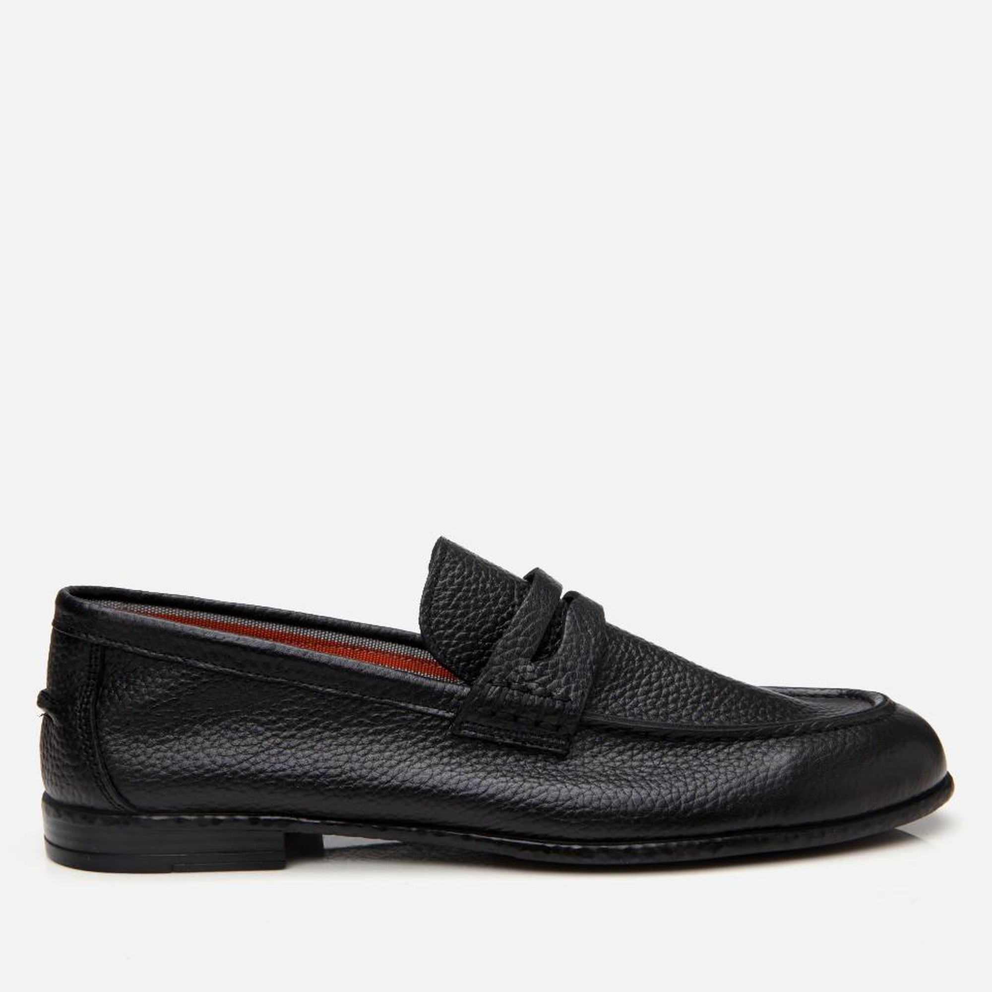 Erkek Deri Siyah Ultra Hafif Tabanlı Klasik Loafer