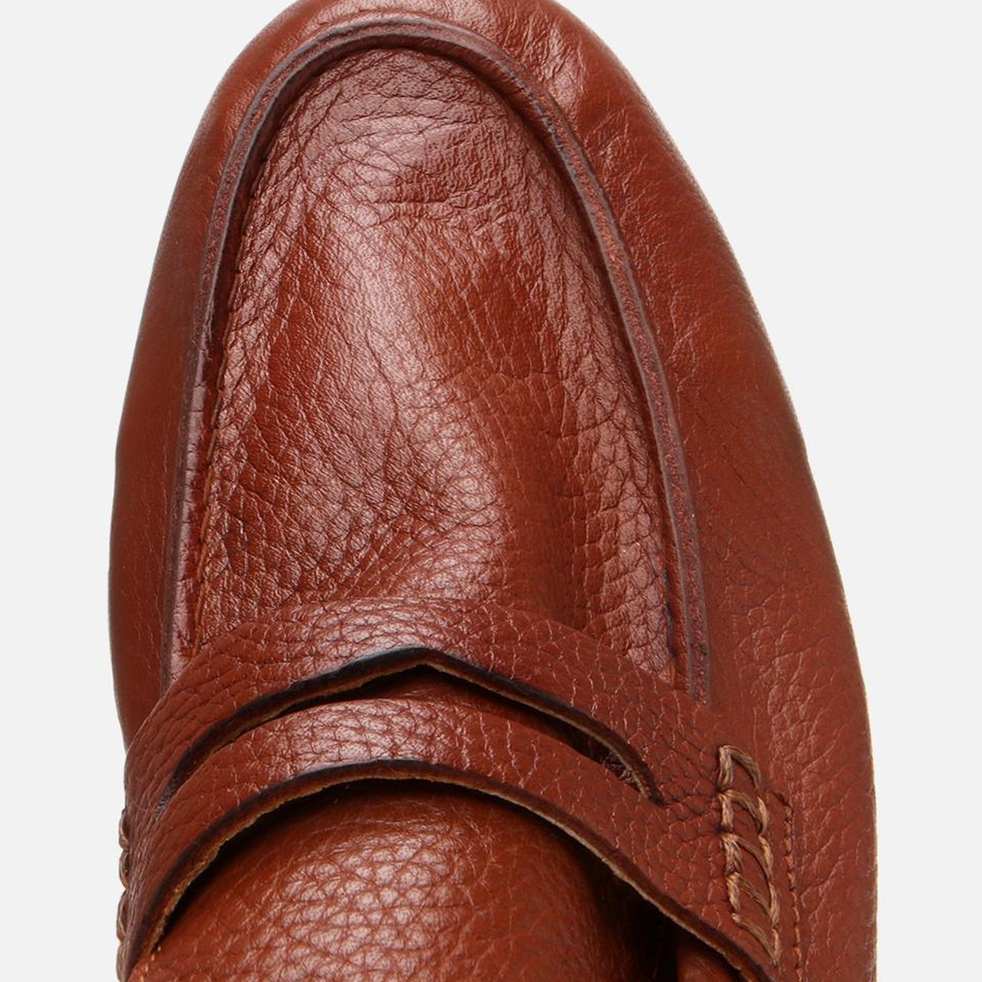 Erkek Deri Taba Ultra Hafif Tabanlı Klasik Loafer