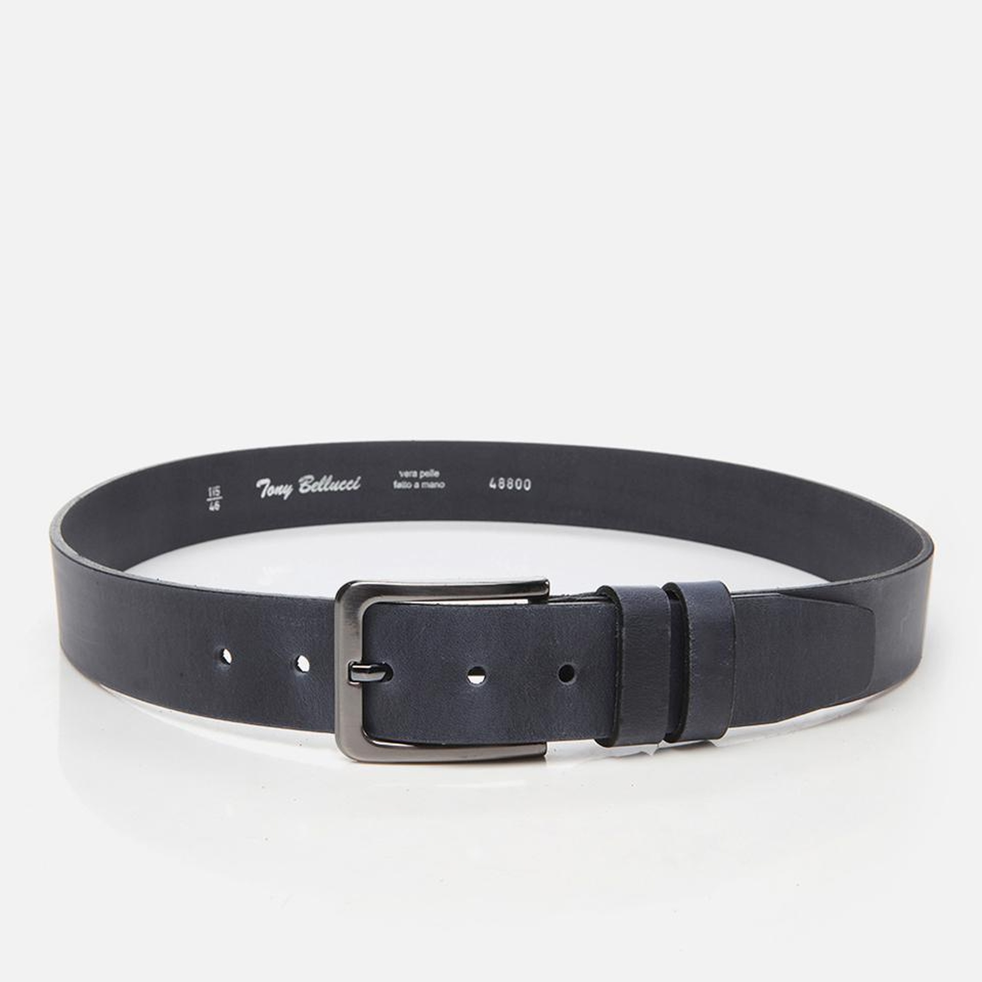 Erkek Deri Lacivert Kemer