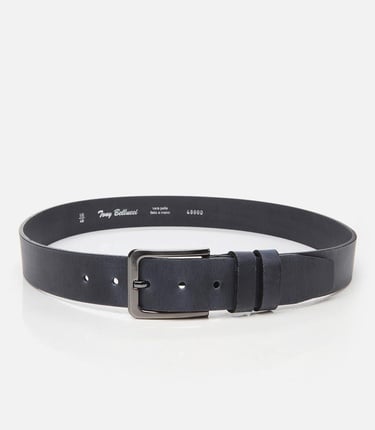  Erkek Deri Lacivert Kemer