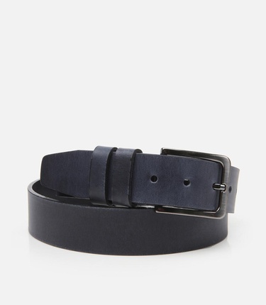  Erkek Deri Lacivert Kemer