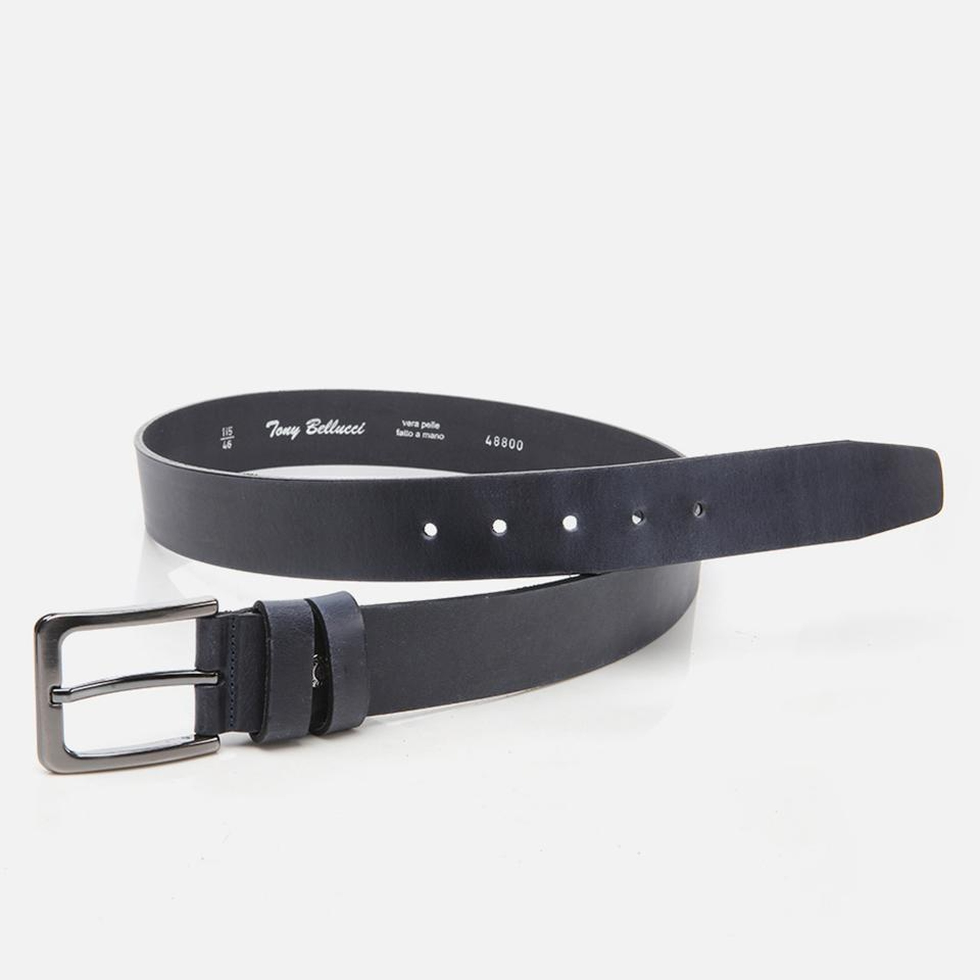 Erkek Deri Lacivert Kemer