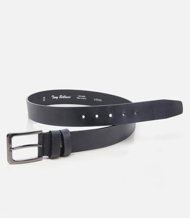  Erkek Deri Lacivert Kemer