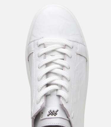  Erkek Deri Beyaz Hafif Tabanlı Spor Ayakkabı