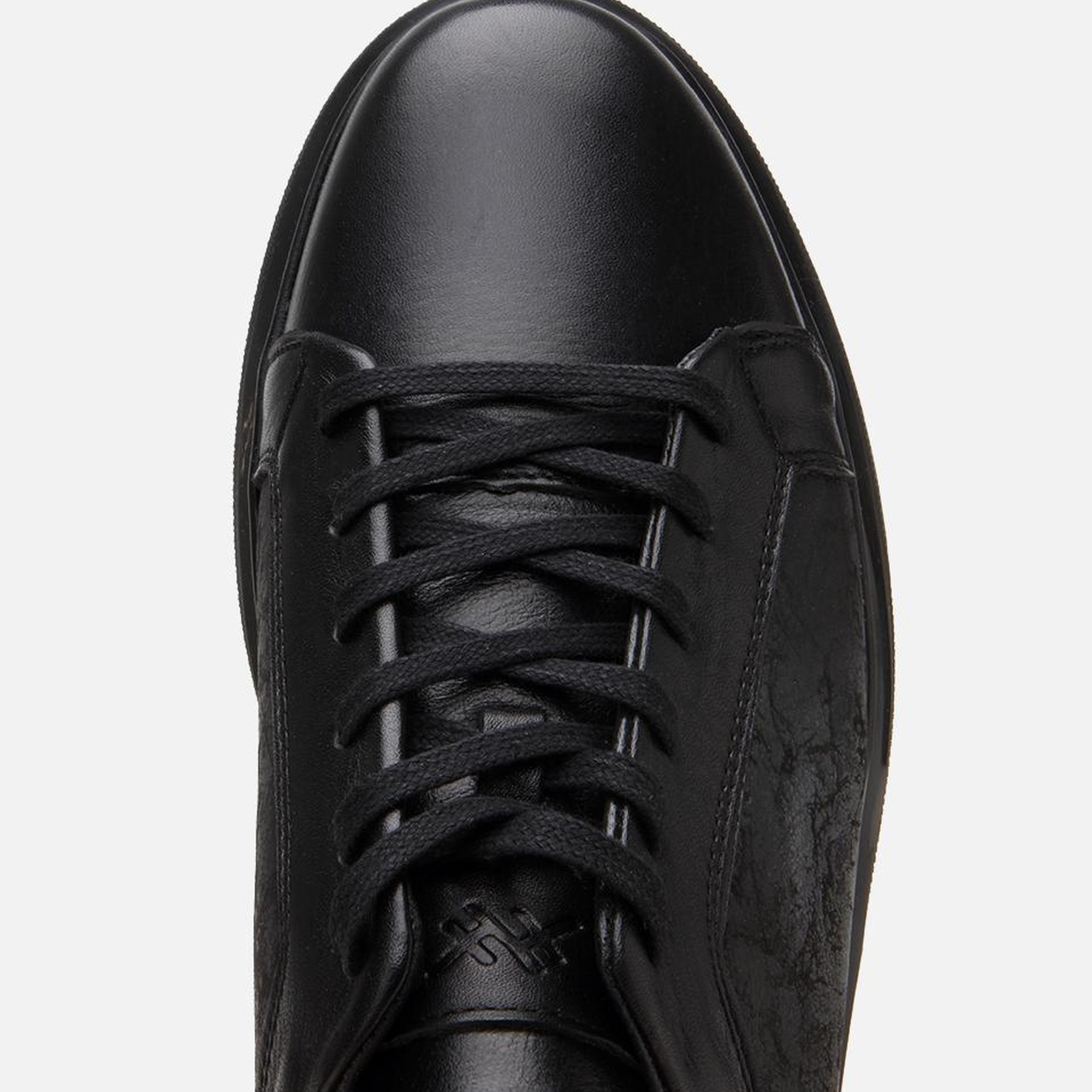 Erkek Deri Siyah Spor Ayakkabı