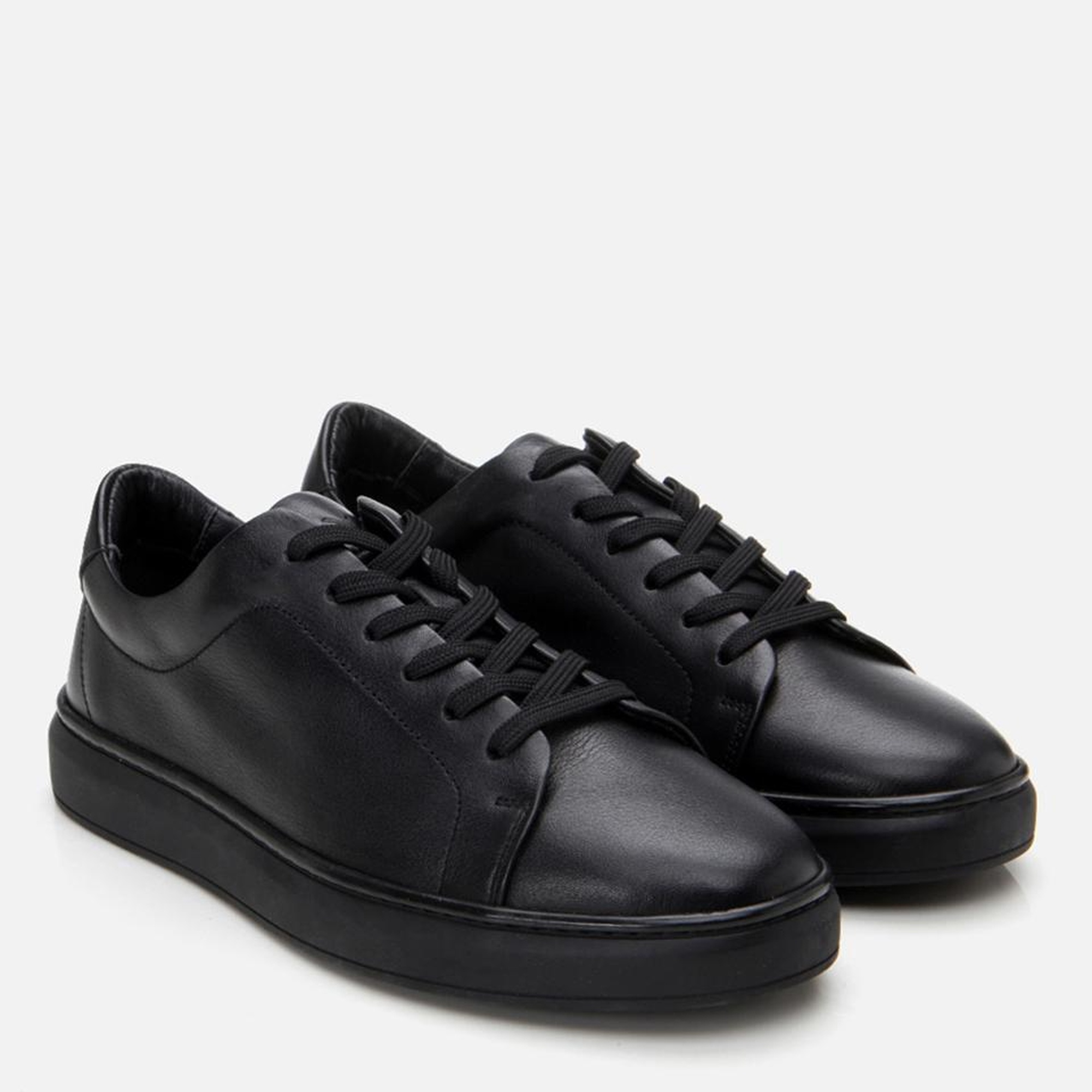 Erkek Deri Siyah Spor Ayakkabı