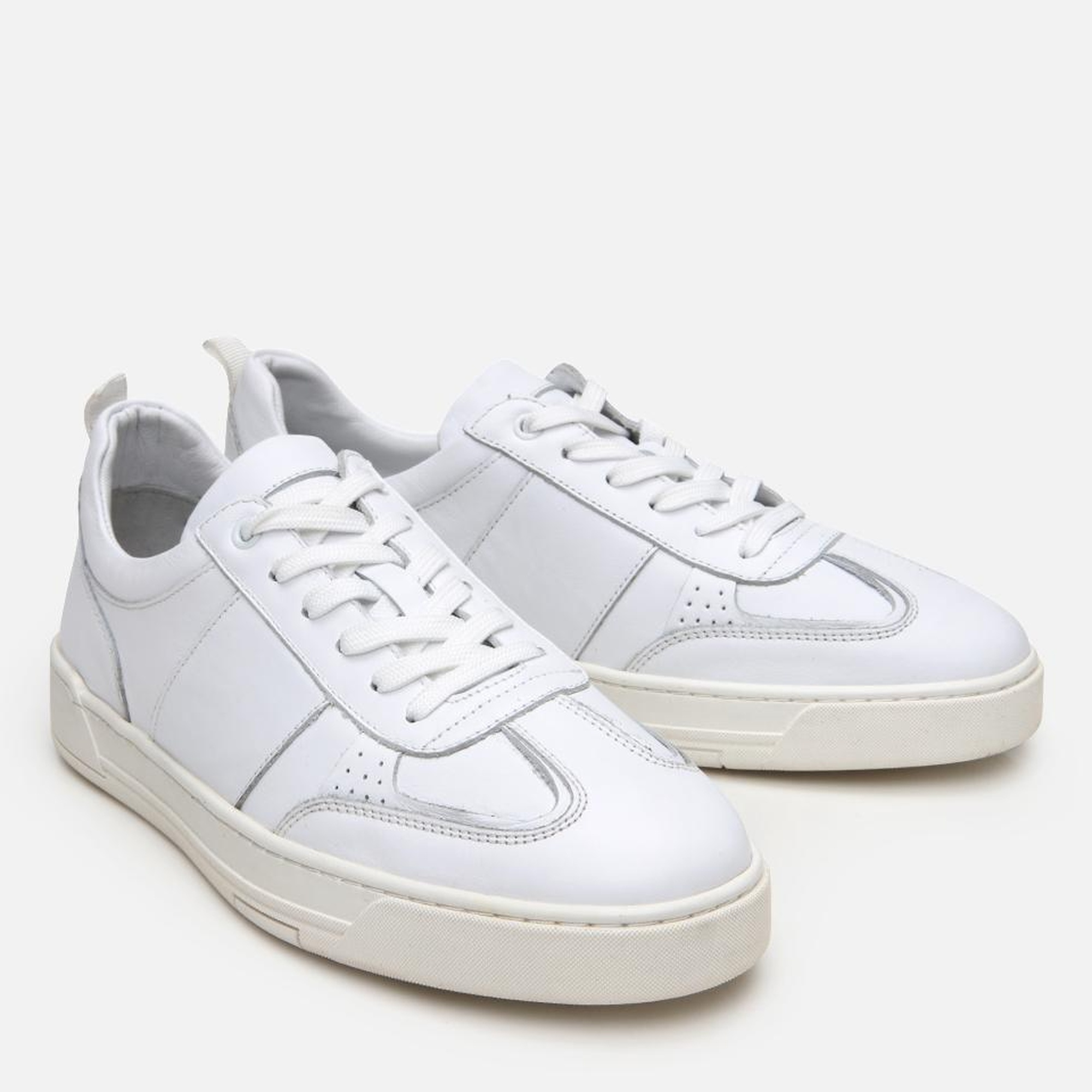 Erkek Deri Beyaz Spor Ayakkabı