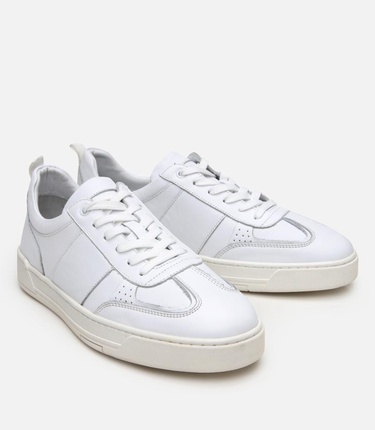  Erkek Deri Beyaz Spor Ayakkabı