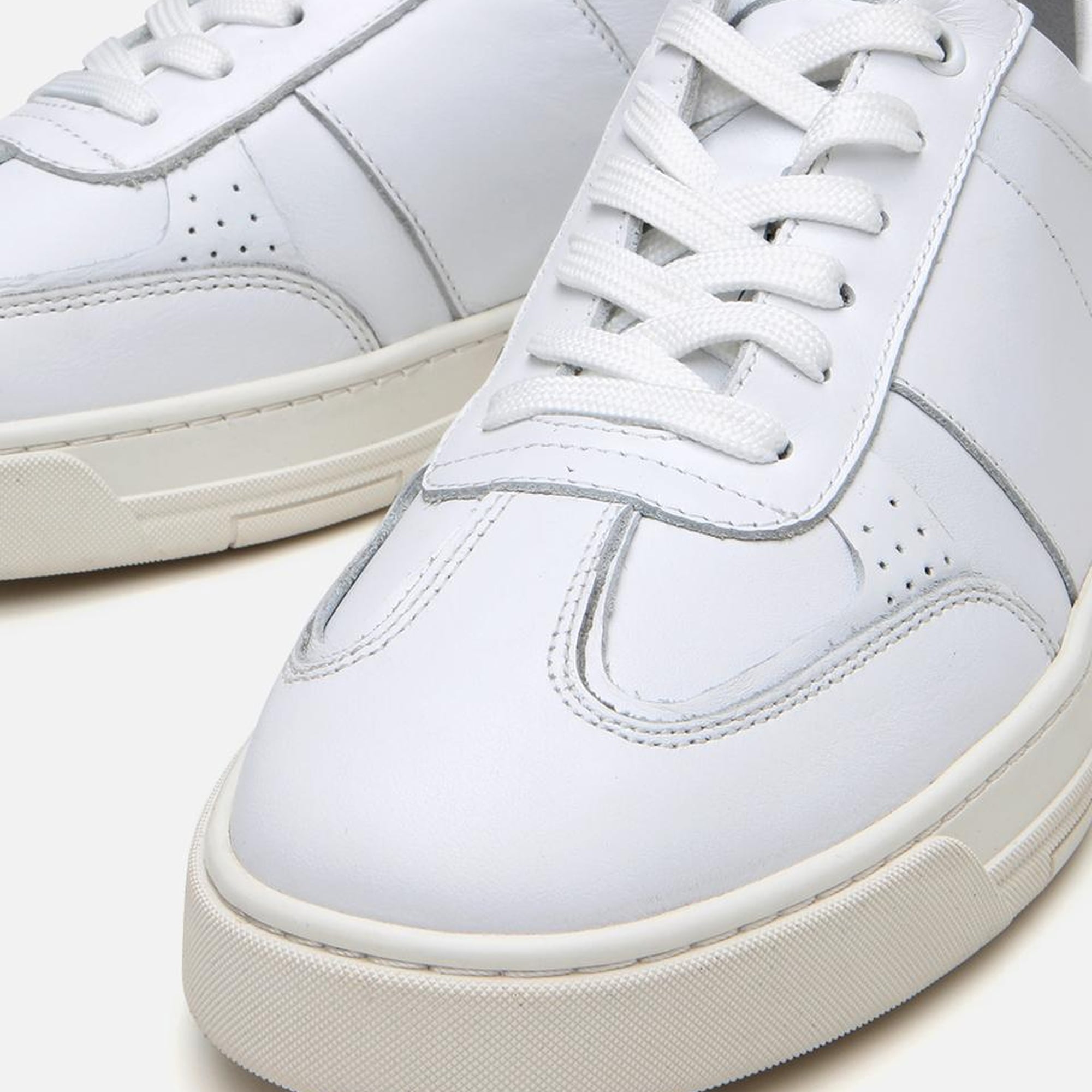 Erkek Deri Beyaz Spor Ayakkabı