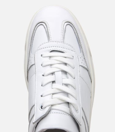  Erkek Deri Beyaz Spor Ayakkabı