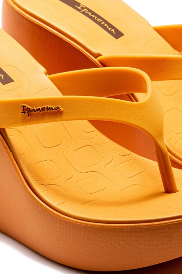  High Fashion Fem Kadın Parmak Arası Terlik Sarı 35/40