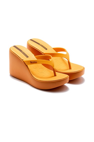  High Fashion Fem Kadın Parmak Arası Terlik Sarı 35/40