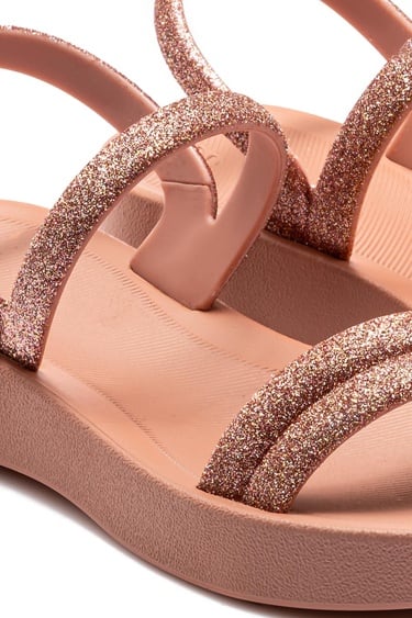  Glitter Sand Kadın Sandalet Pudra 35/40