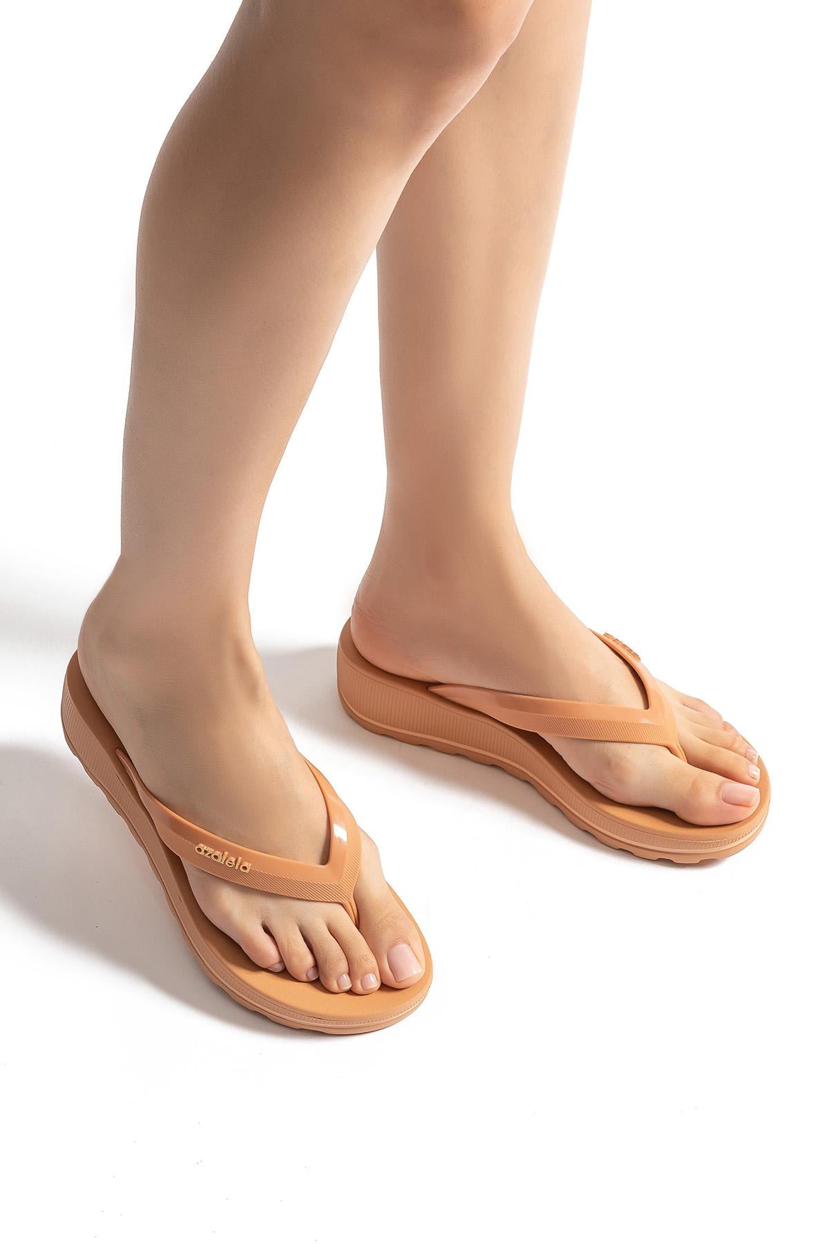  Fabi Line Kadın Parmak Arası Terlik Pudra 35/40