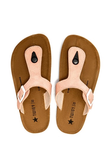  Aris Çocuk Parmak Arası Terlik Pudra 30/35