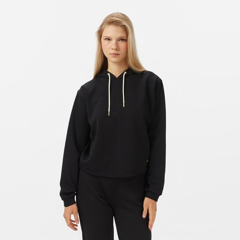  Guess Peony Kadın Siyah Sweatshirt