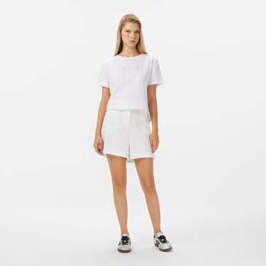  Guess Briana Regular Fit Kadın Beyaz T-Shirt