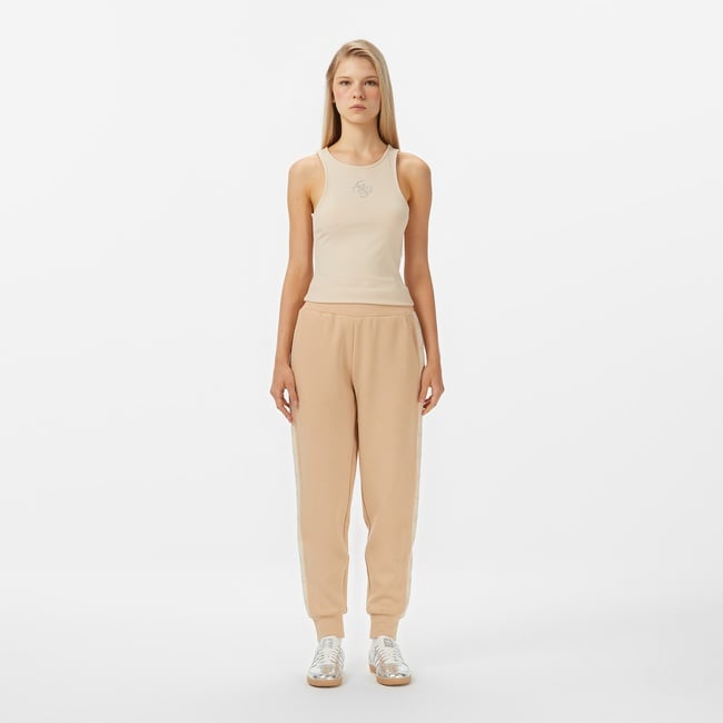  Guess New Victoire Scuba Kadın Krem Pantolon