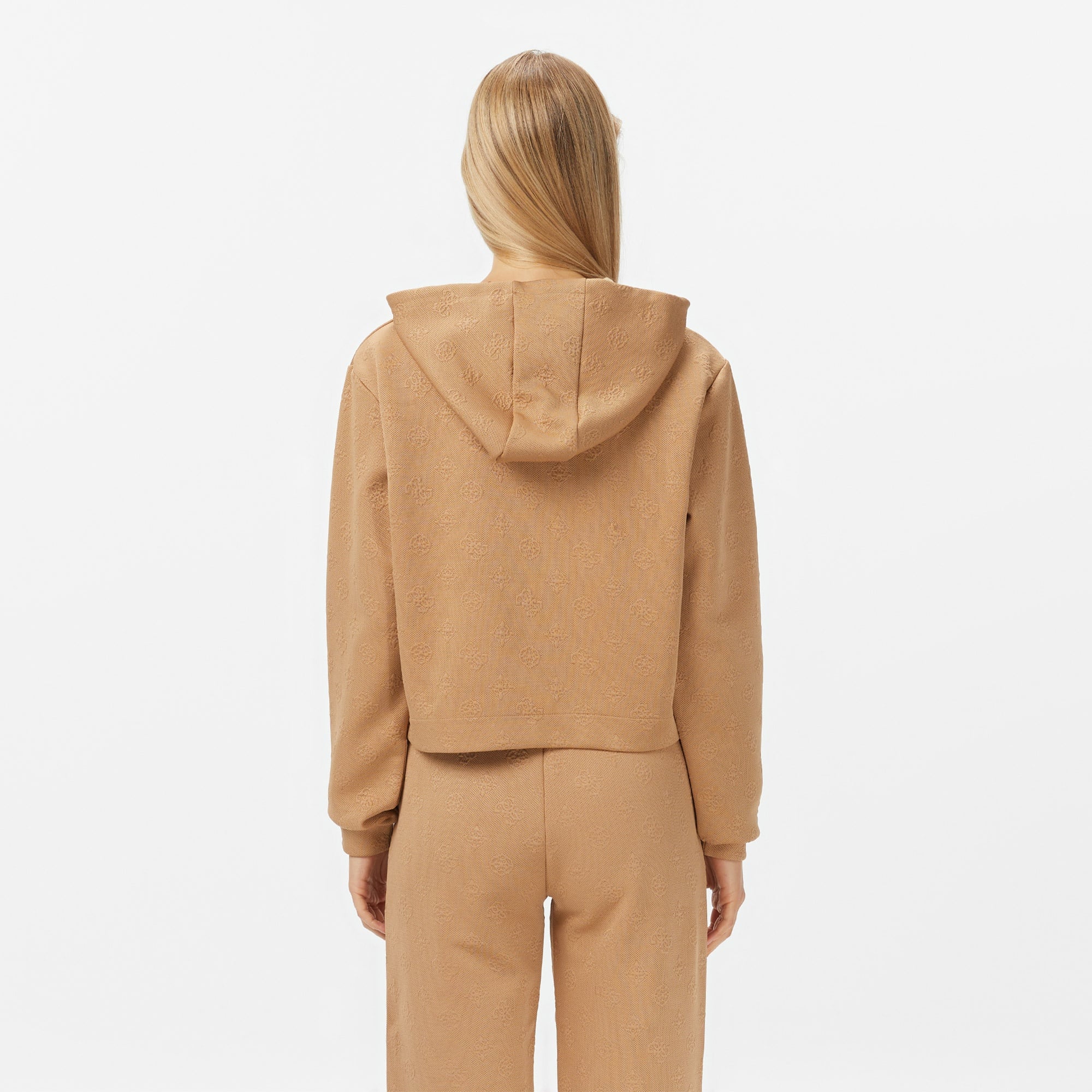 Guess Peony Kadın Kahverengi Sweatshirt