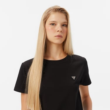 Guess Colette Oversize Fit Kadın Siyah T-Shirt