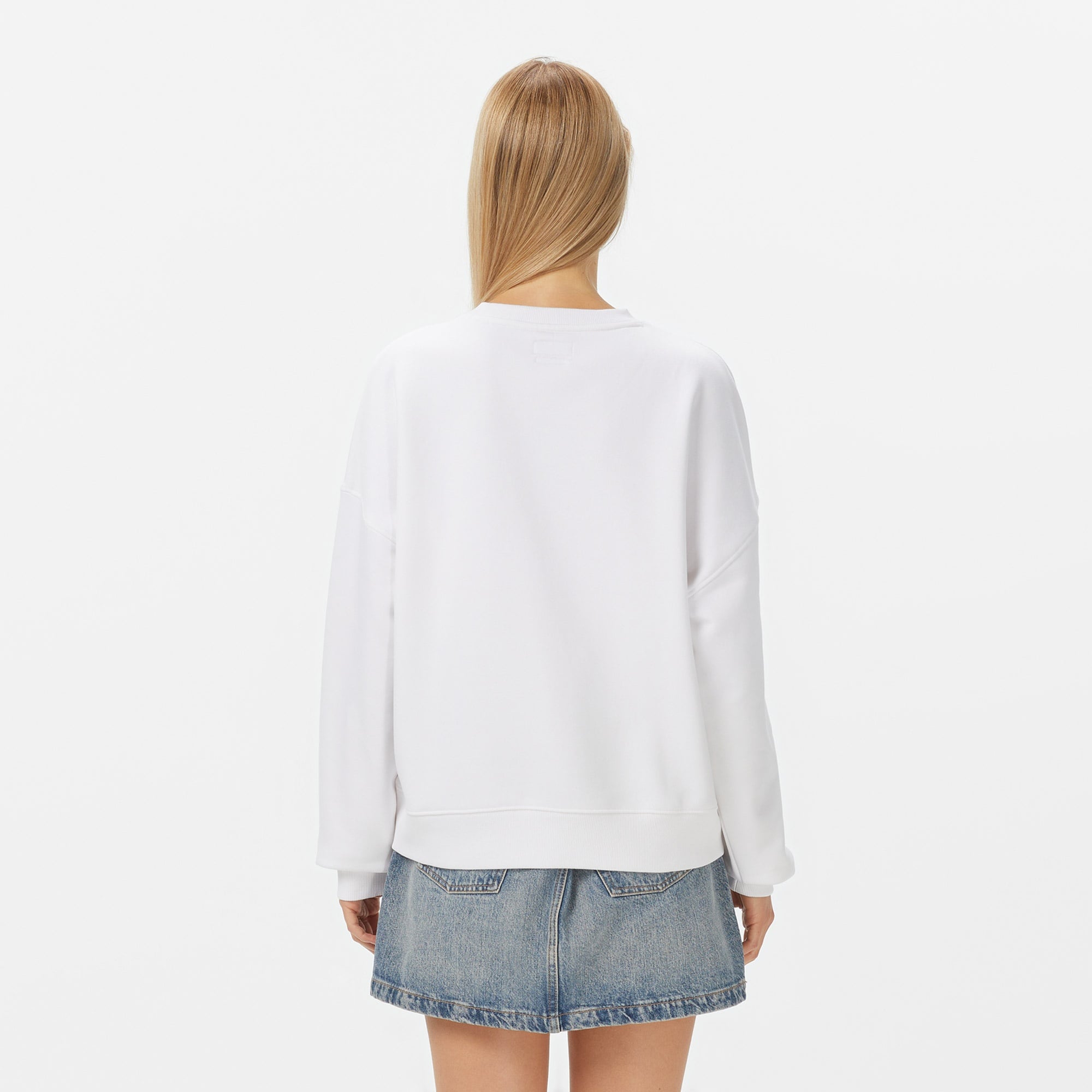 Guess Studded Kadın Siyah Sweatshirt