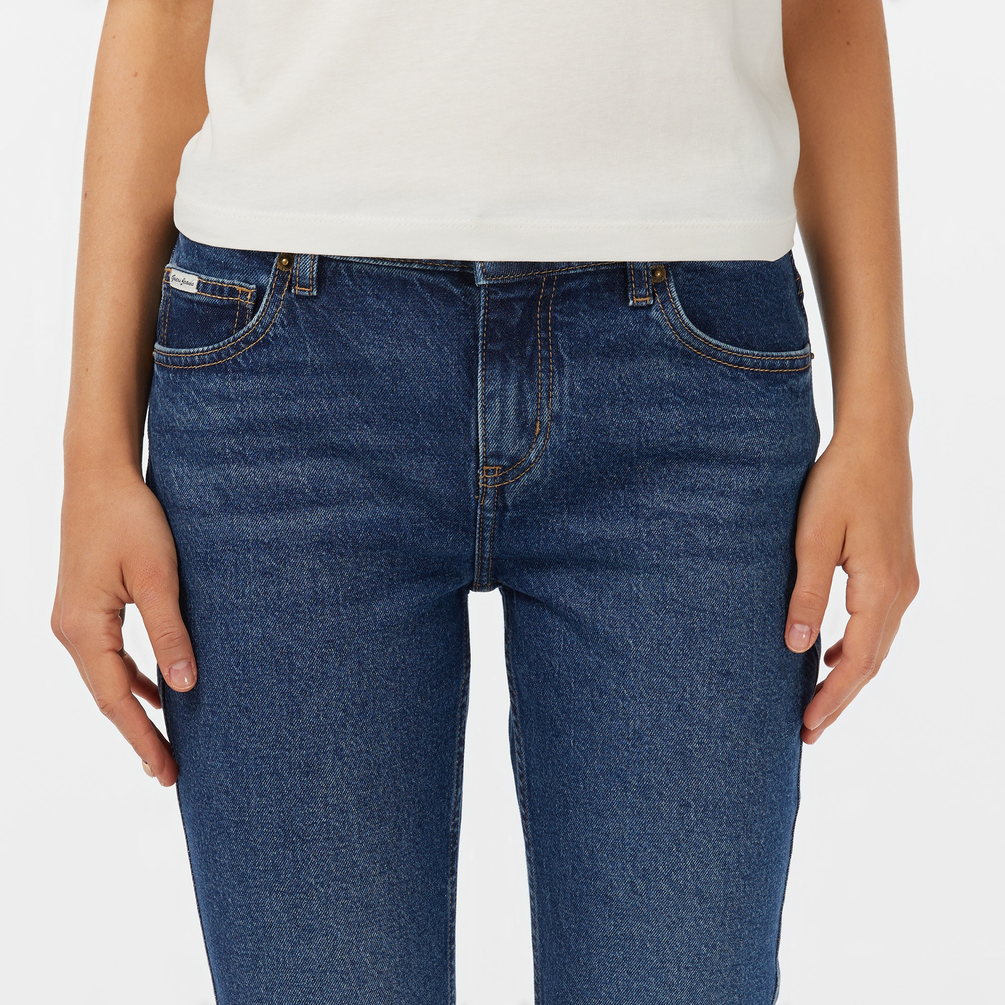 Guess G09 Regular Fit Kadın Mavi Jean