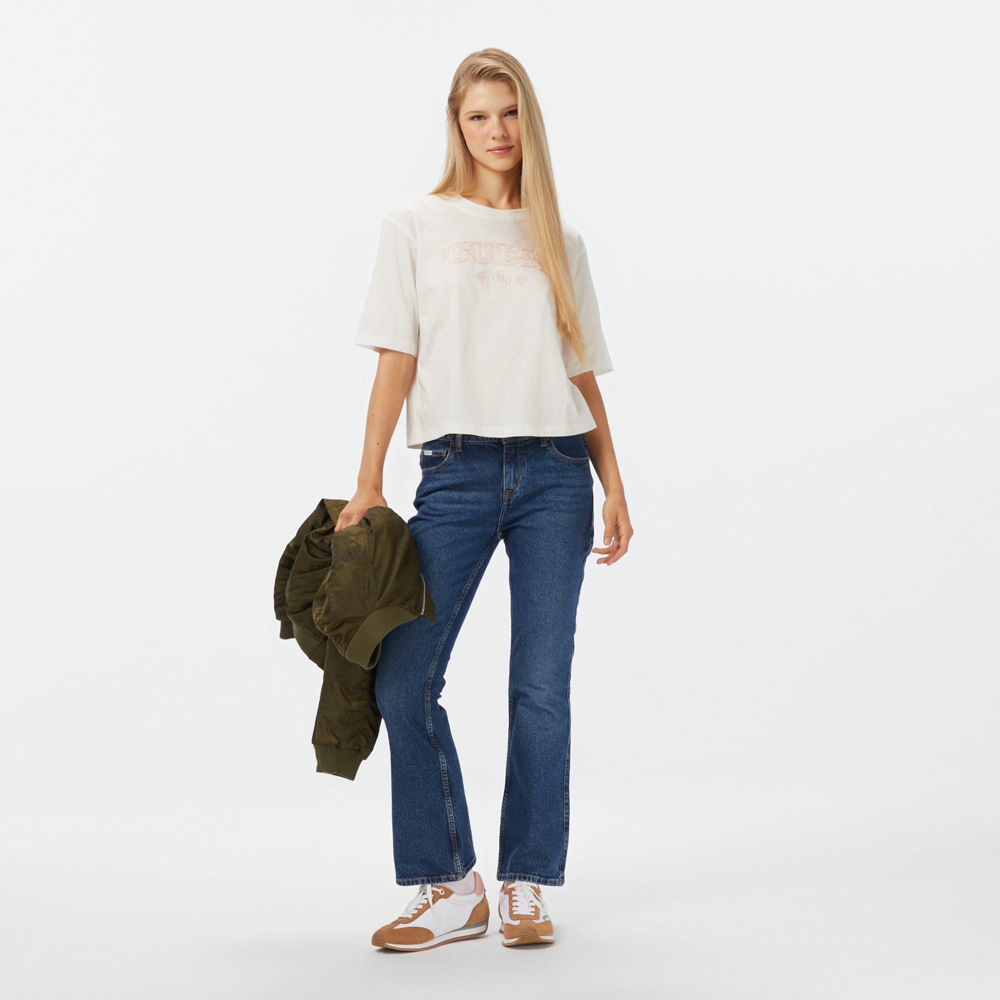 Guess G09 Regular Fit Kadın Mavi Jean