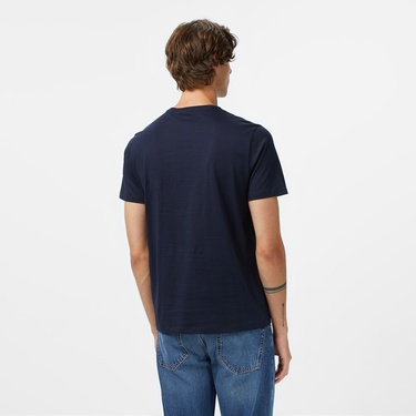  Guess Triangle Regular Fit Erkek Lacivert T-Shirt