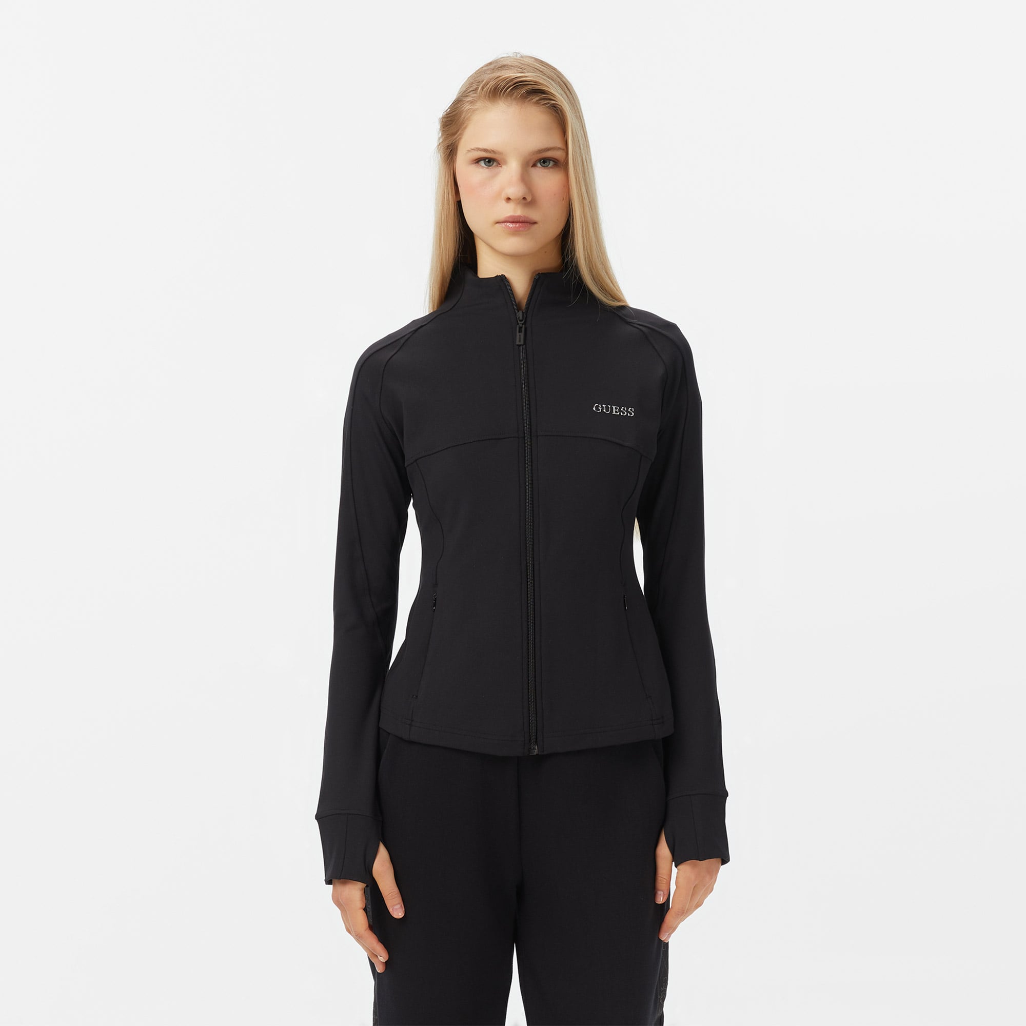  Guess Margot Kadın Siyah Ceket