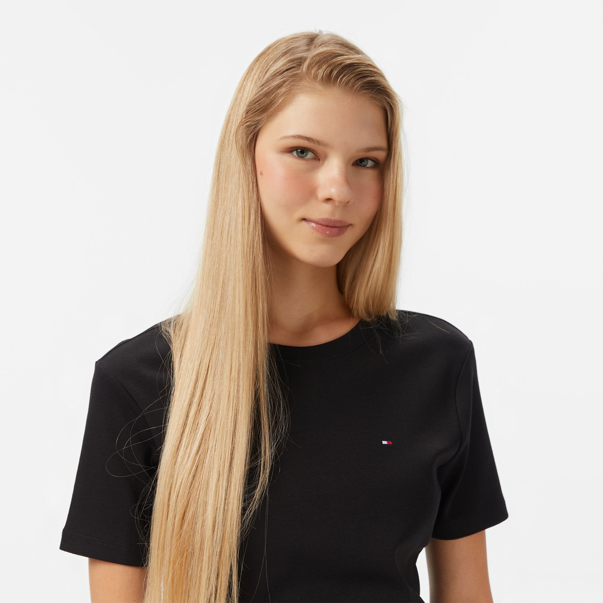 Tommy Hilfiger Cody Kadın Siyah T-Shirt