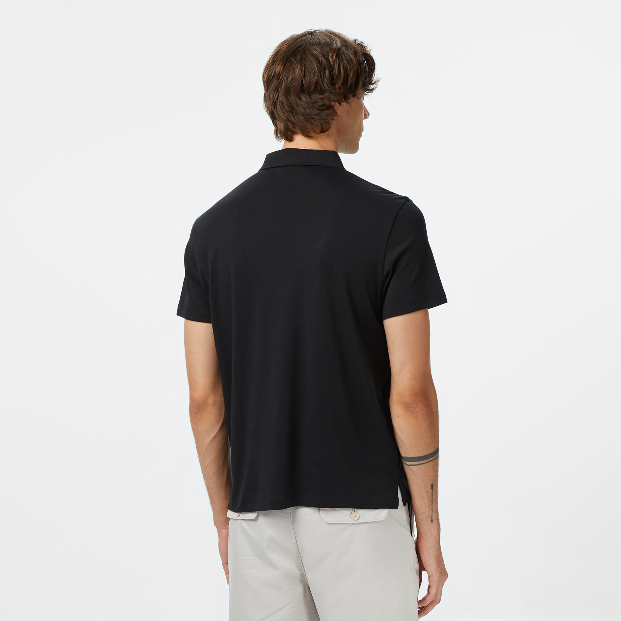 Calvin Klein Supima Erkek Siyah Polo