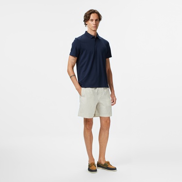  Calvin Klein Supima Erkek Mavi Polo